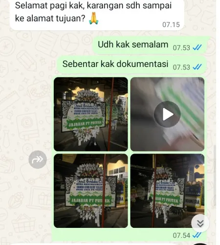 Pengiriman Papan Bunga Selamat Kedundung Magersari