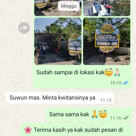Pengiriman Papan Bunga Duka Kedundung Magersari